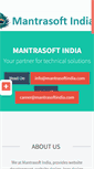Mobile Screenshot of mantrasoftindia.com